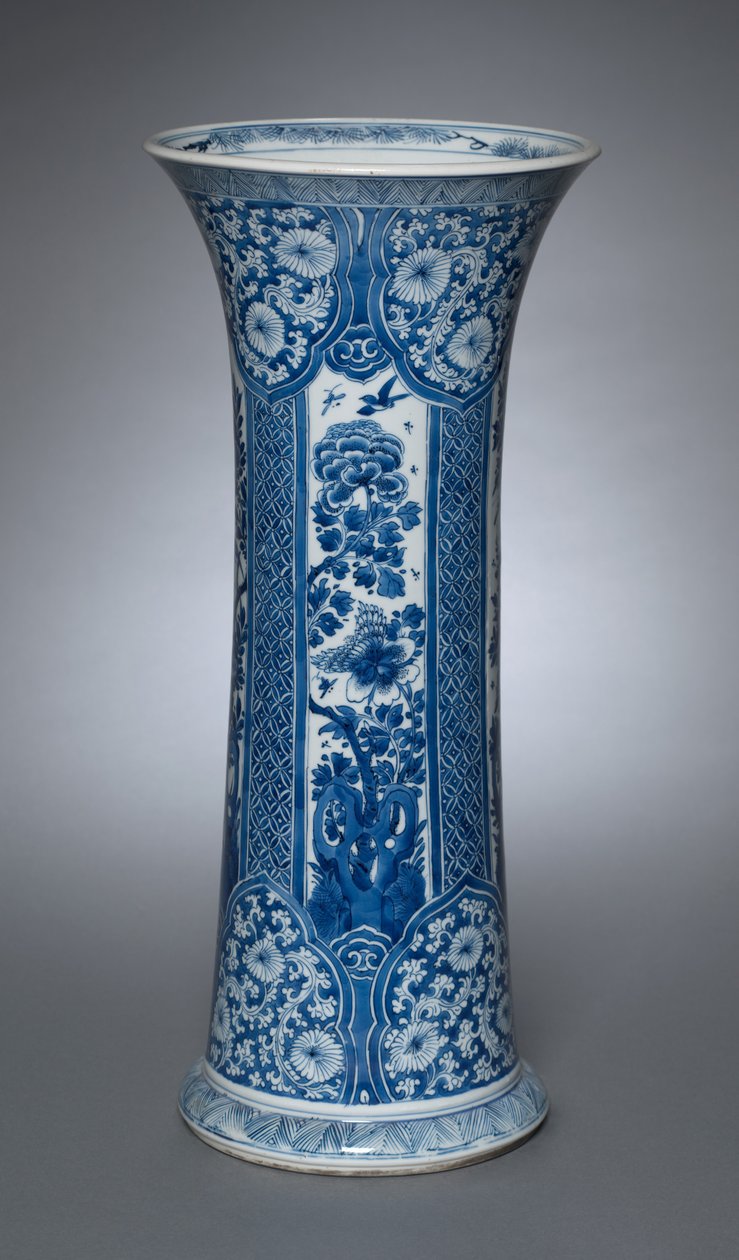 Vase mit Deckel von Qing Dynasty Chinese School