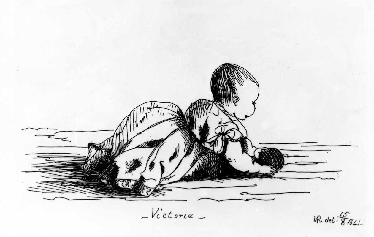 Victoria, die Prinzessin Royal, 1841 von Queen Victoria