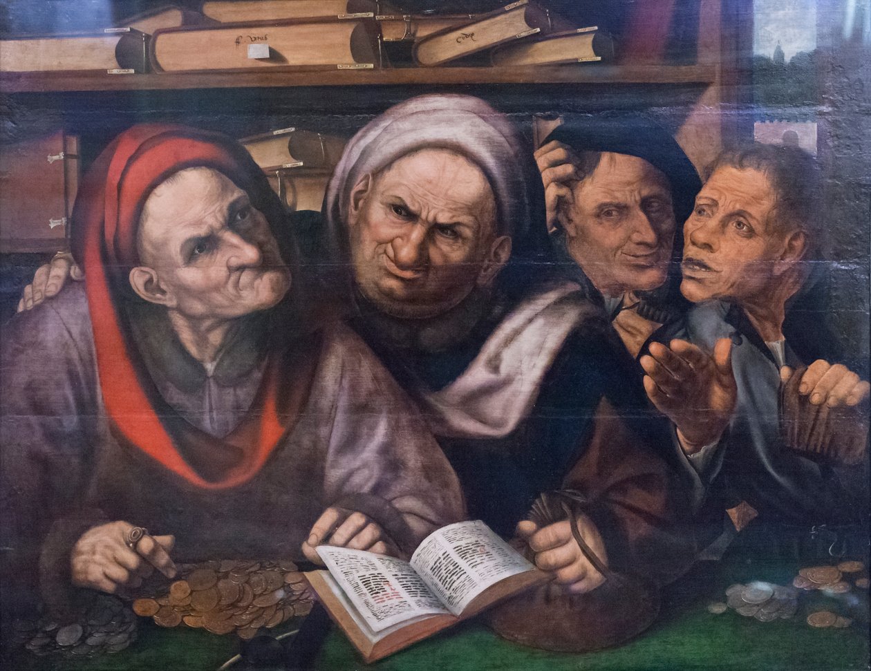 Die Geldverleiher von Quentin Massys or Metsys