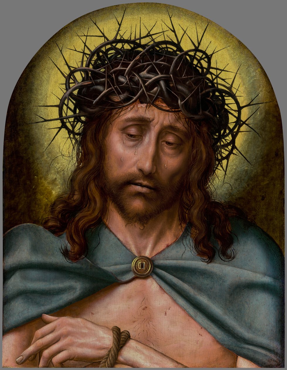 Christus als der Schmerzensmann von Quentin Metsys
