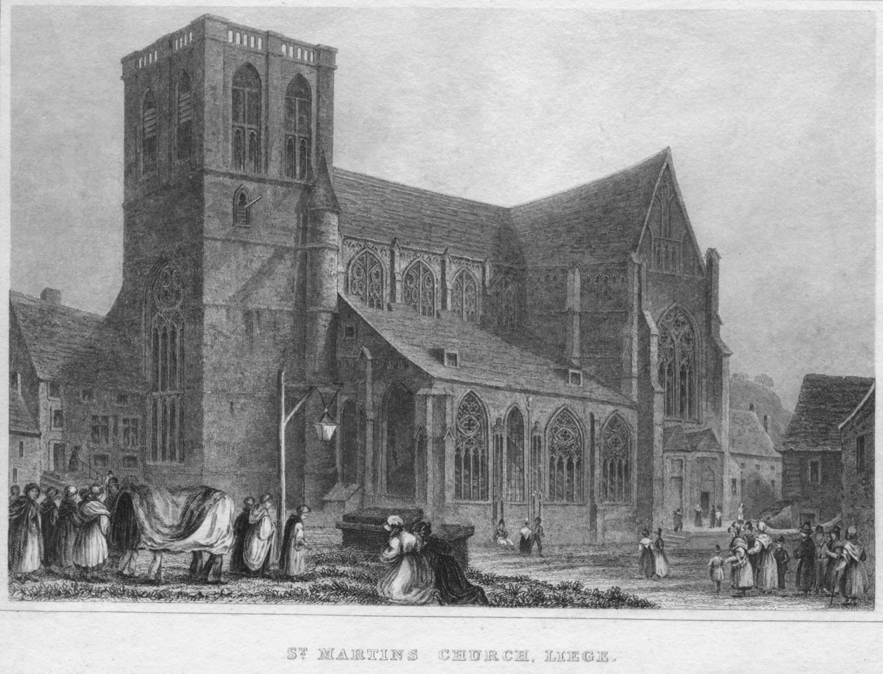 St. Martins Kirche, Lüttich, 1850 von R. Brice
