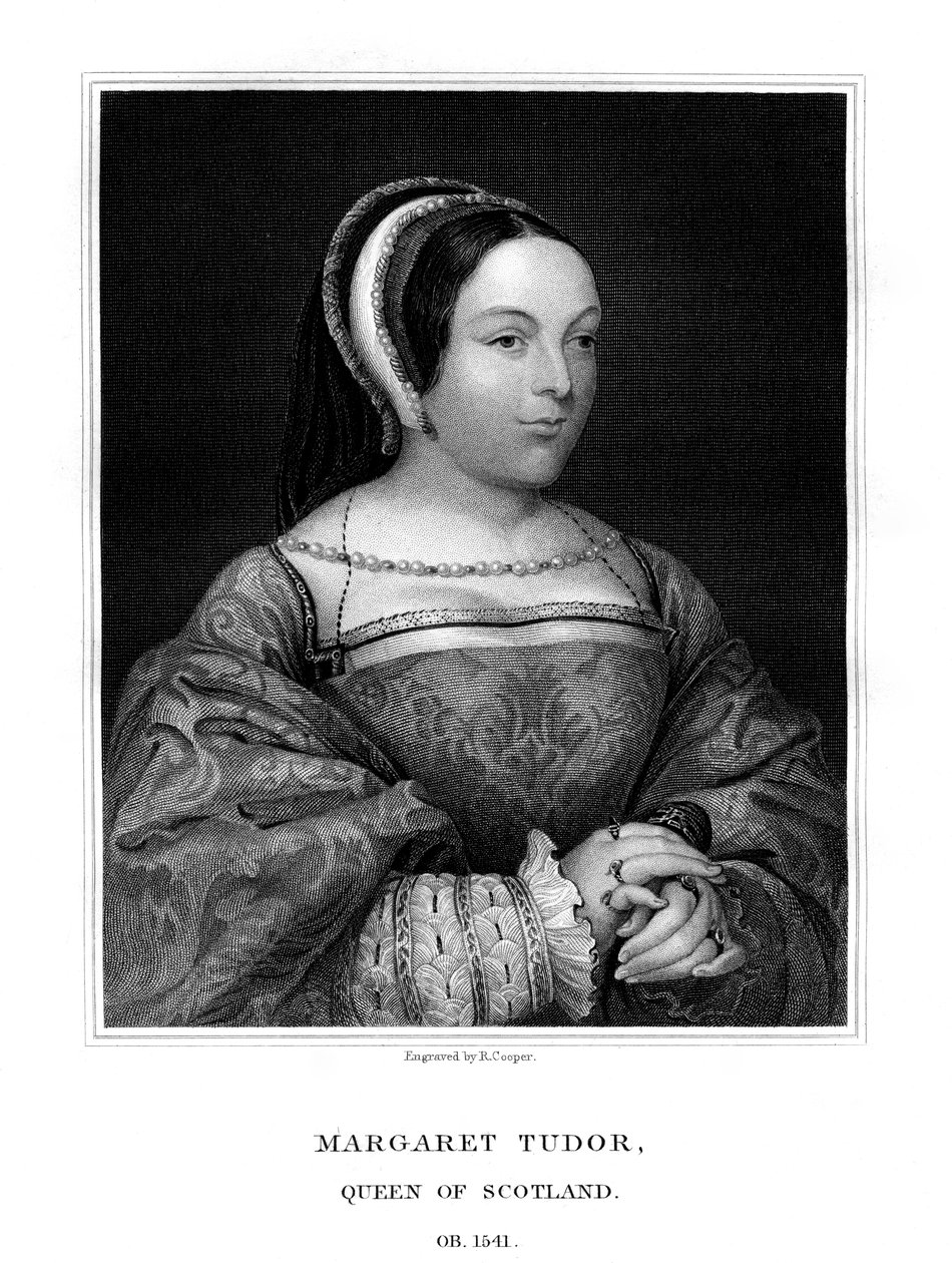 Margaret Tudor, Königin von Schottland, 1825 von R. Cooper