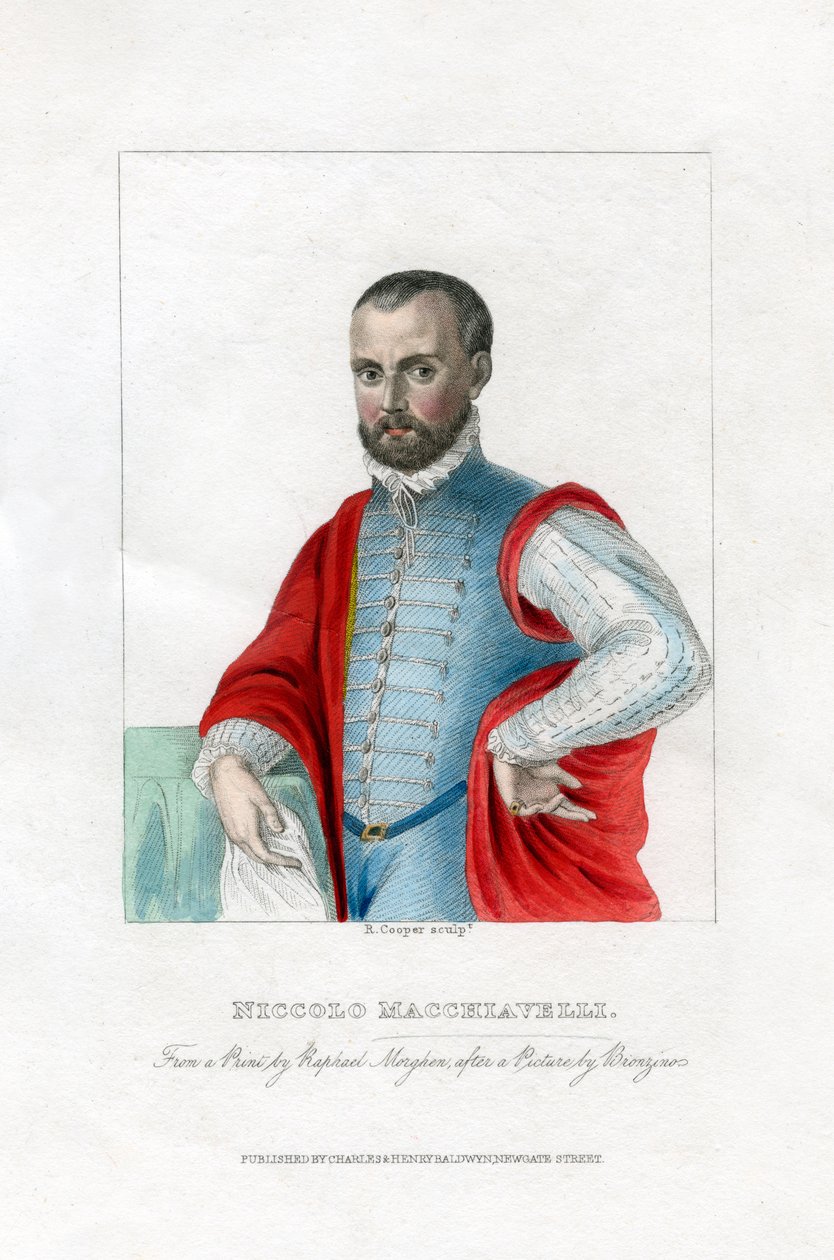 Niccolò Machiavelli, italienischer Renaissance-Politikphilosoph von R. Cooper