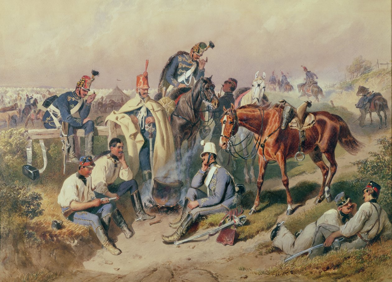 Husarenlager von R Gobel