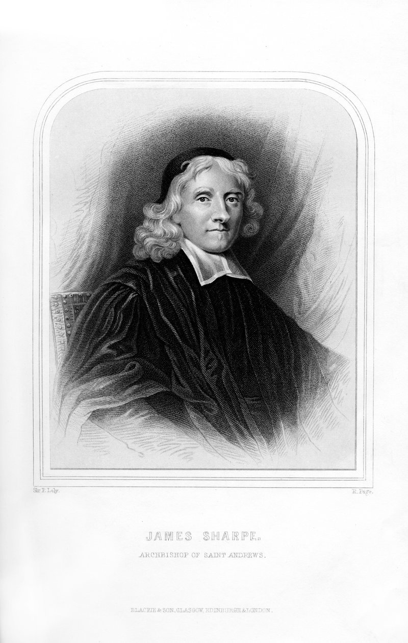 James Sharpe, schottischer Geistlicher, 1870 von R. Page