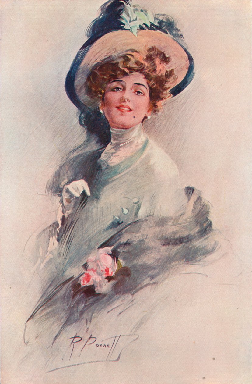 Eine Studie in Farbe, ca. 1908 von R. Ponnett