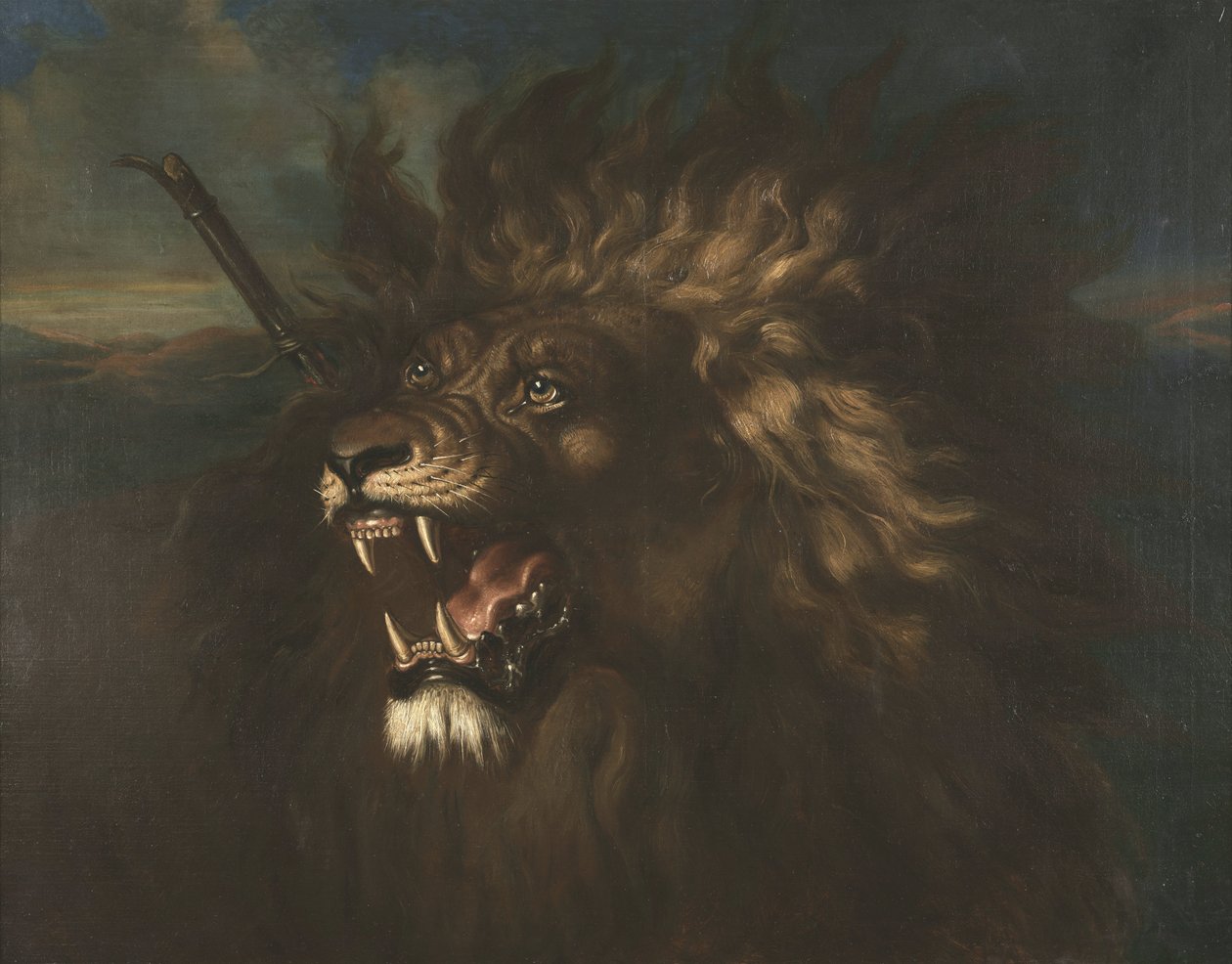 Verwundeter Löwe von Raden Saleh
