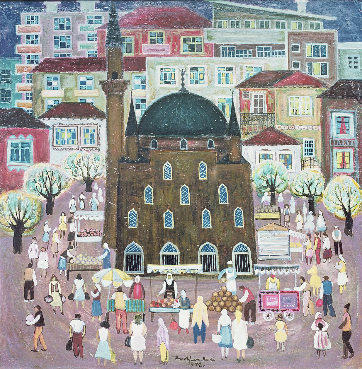 Moschee in Razgrad, 1972 von Radi Nedelchev