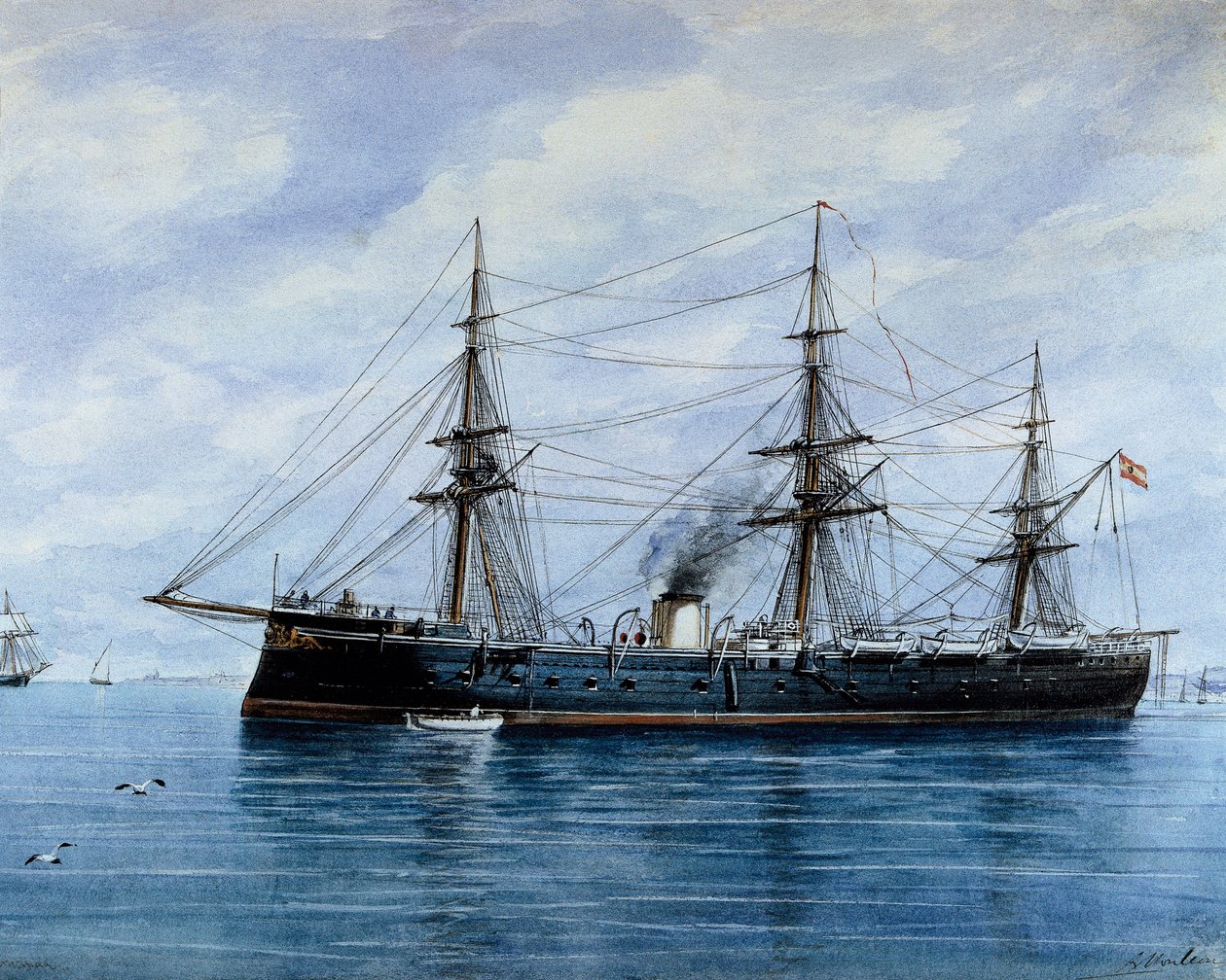 Die Fregatte Numancia von Rafael Monleon y Torres