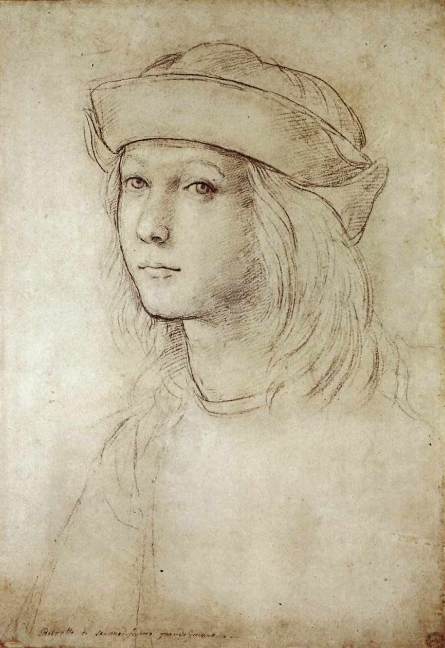 Selbstporträt von Raffaello Sanzio Raphael