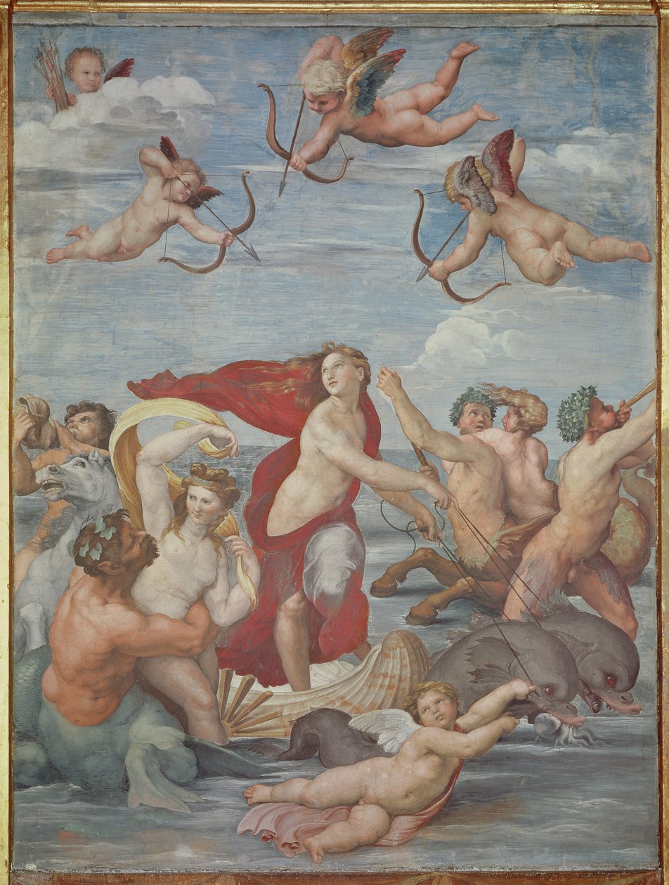 Der Triumph der Galatea, 1512-14 von Raffaello Sanzio Raphael