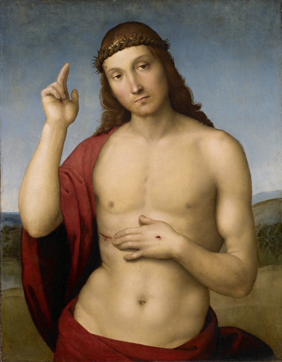 Christus segnet von Raffaello Sanzio Raphael
