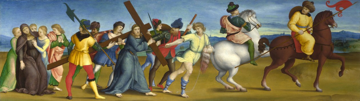 Der Zug nach Kalvarienberg von Raffaello Sanzio Raphael