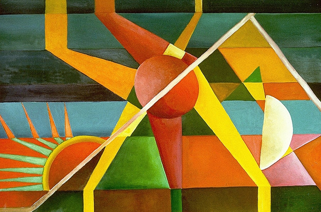 Mann zwischen Sonne und Mond von Raimondo Gambino