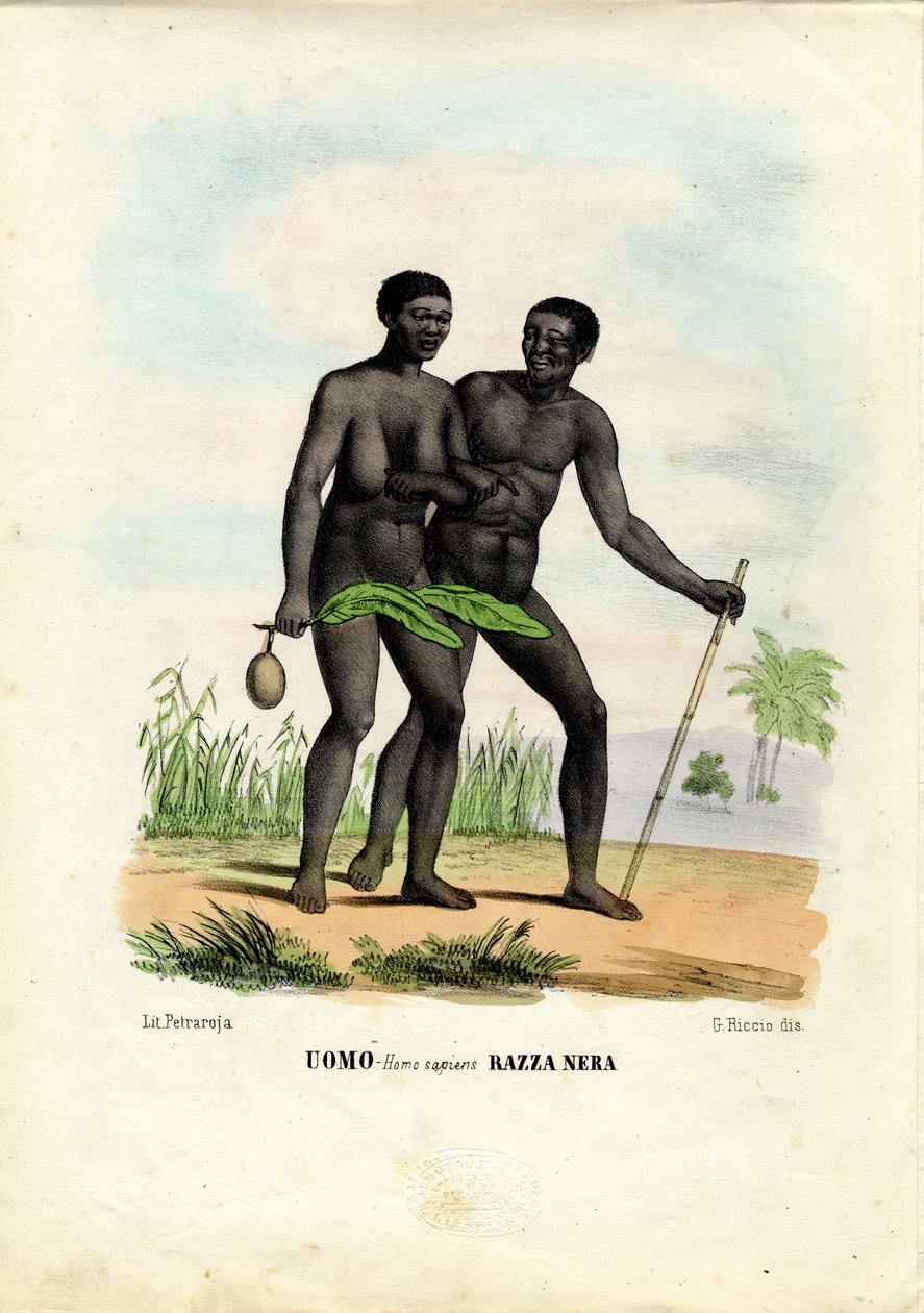 Schwarze Menschen, 1863-79 von Raimundo Petraroja