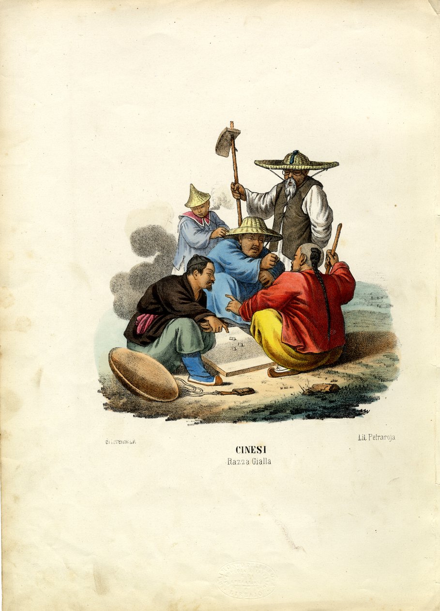Chinesische Menschen, 1863-79 von Raimundo Petraroja