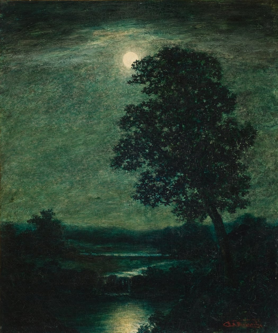 Mondschein 1883 von Ralph Albert Blakelock