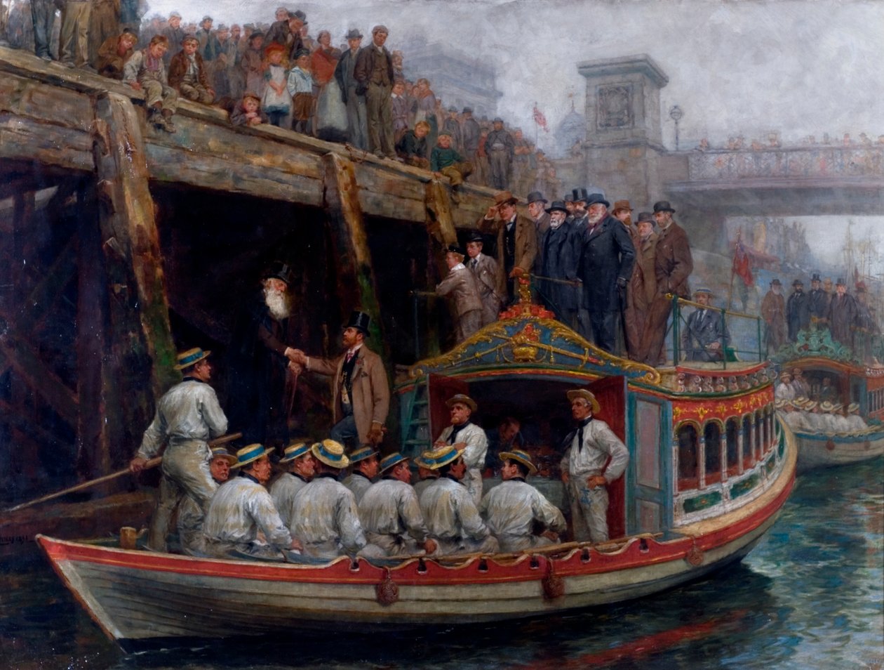 Barge Day, 1891 von Ralph Hedley