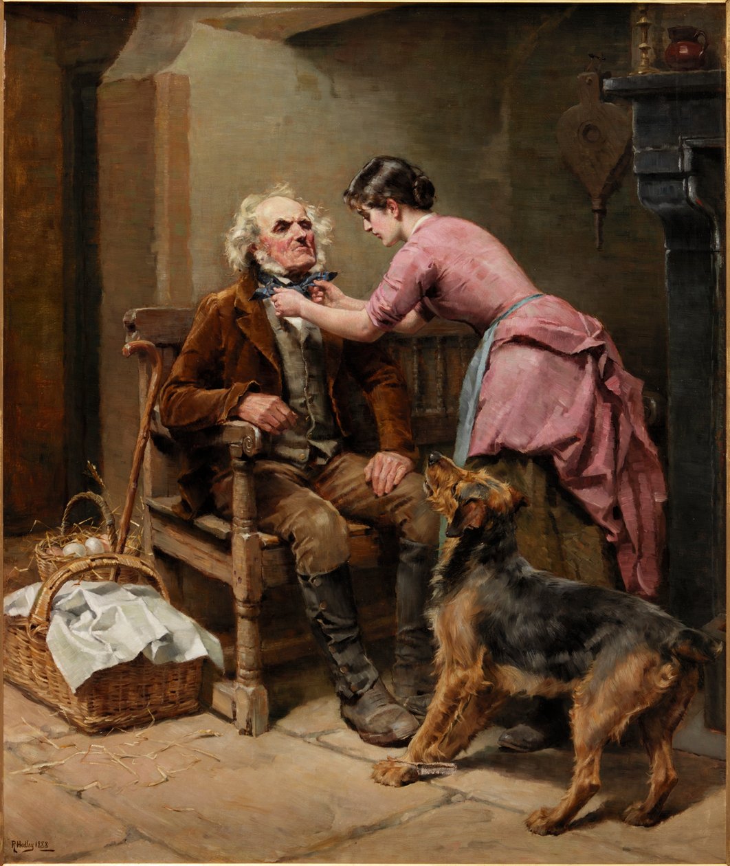 Vorbereitung für den Markt, 1888 von Ralph Hedley