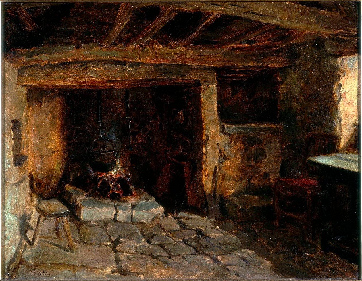 Die alte Küche von Ralph Hedley
