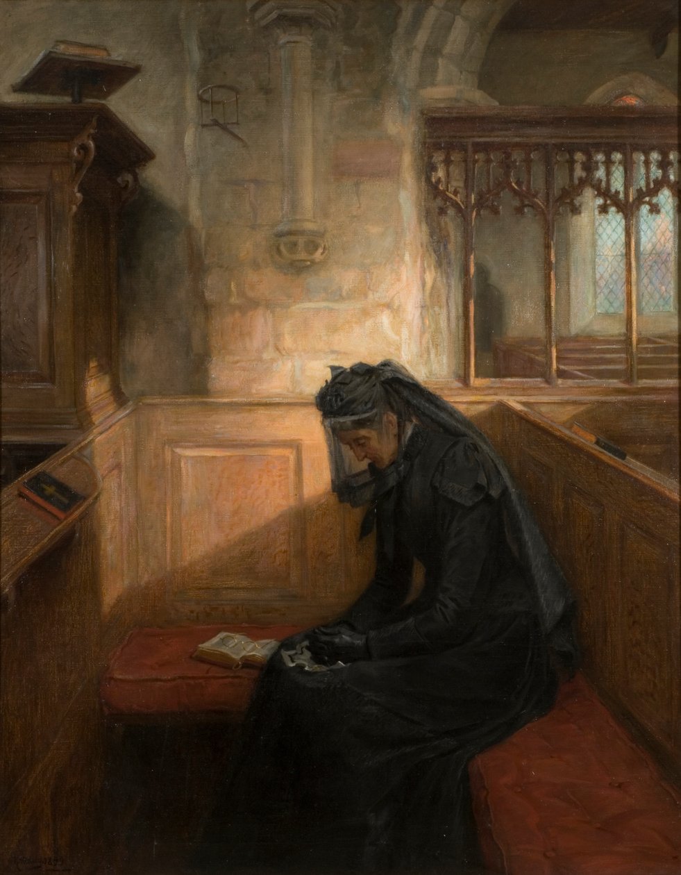 Die Witwe, 1899 von Ralph Hedley