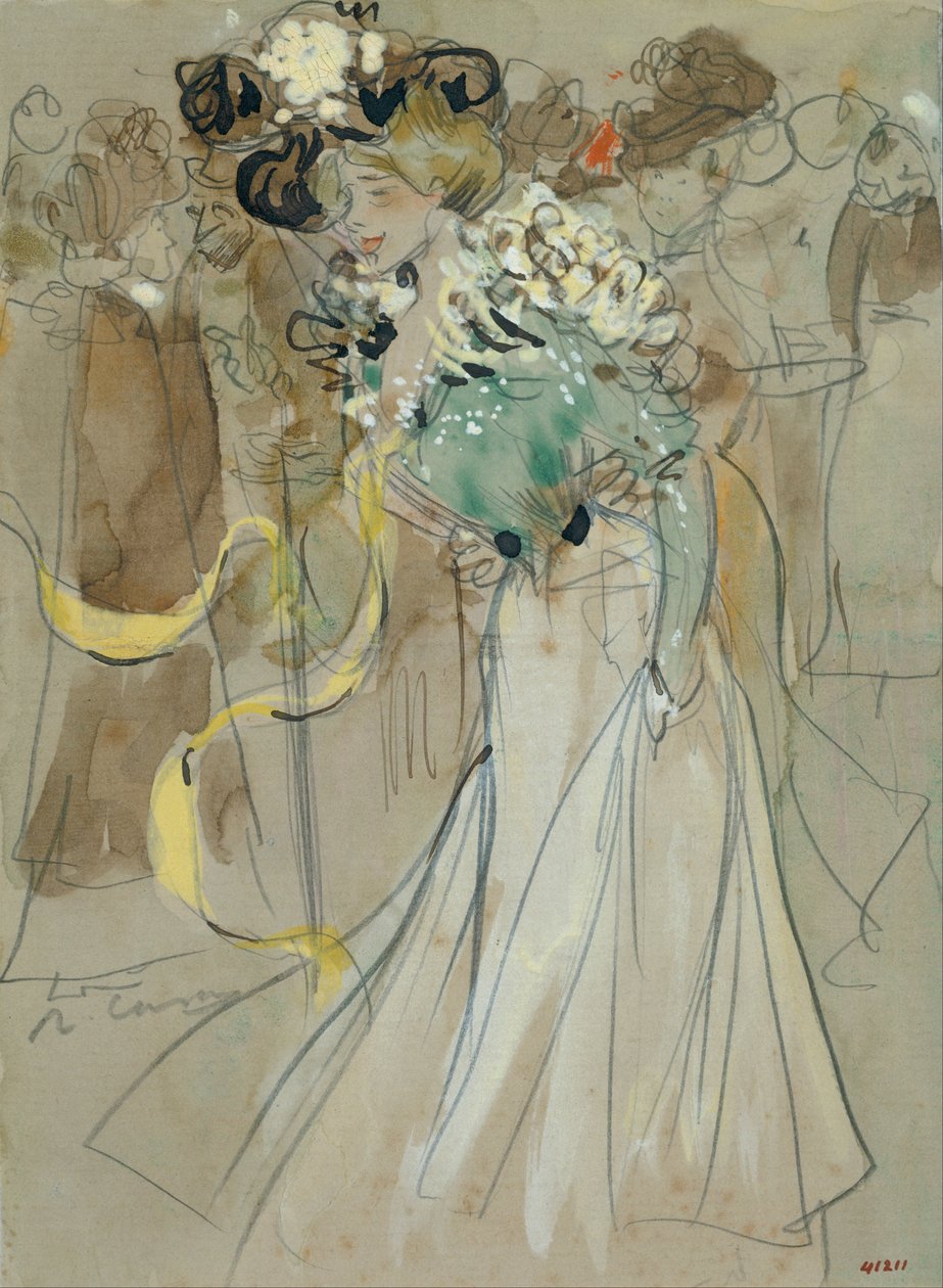 Feiern in Toulon von Ramon Casas i Carbo