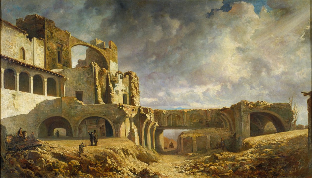 Ruinen des Palastes von Ramon Martí i Alsina