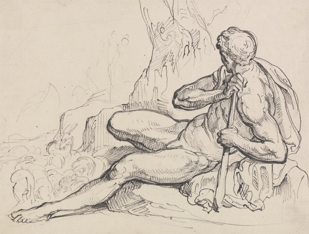 Herkules ruht von Ramsay Richard Reinagle