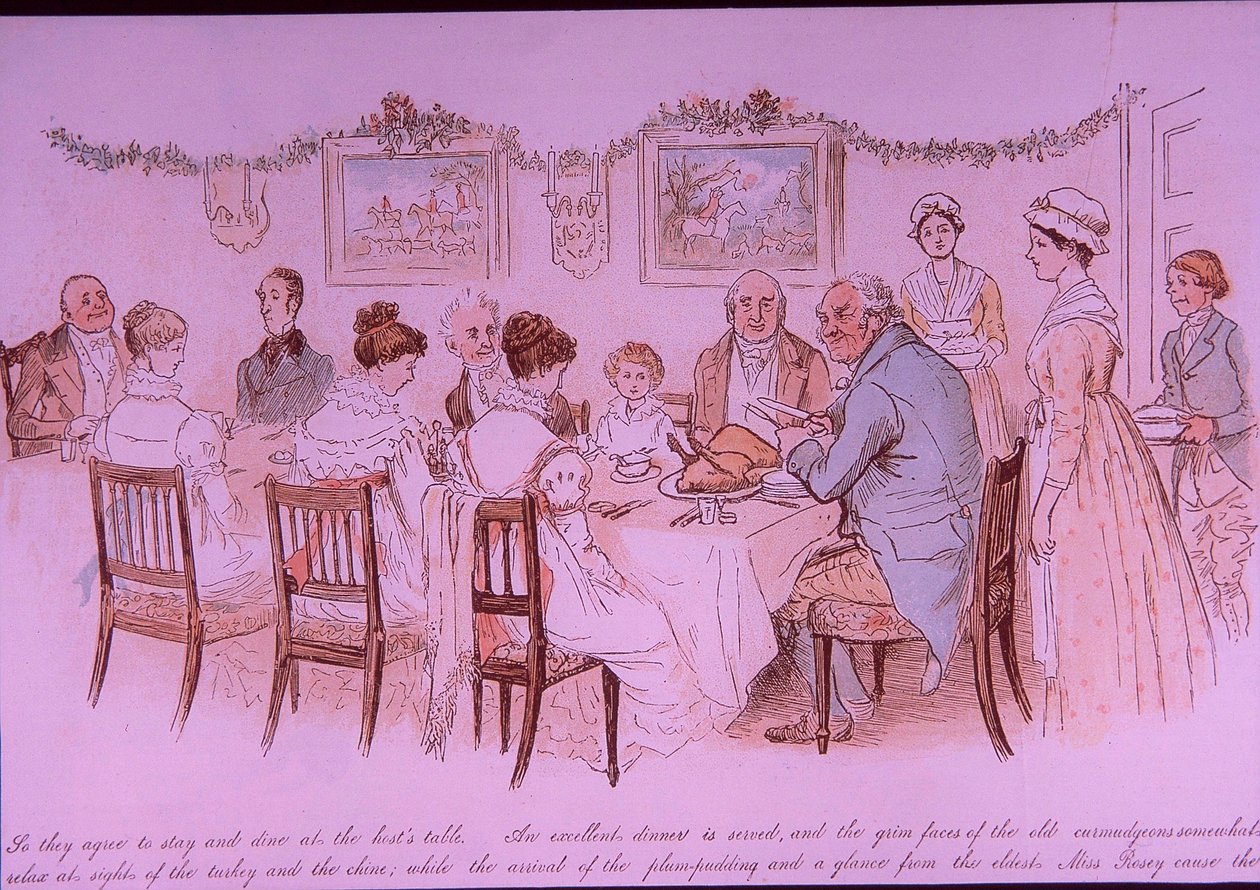 Weihnachtsessen von Randolph Caldecott