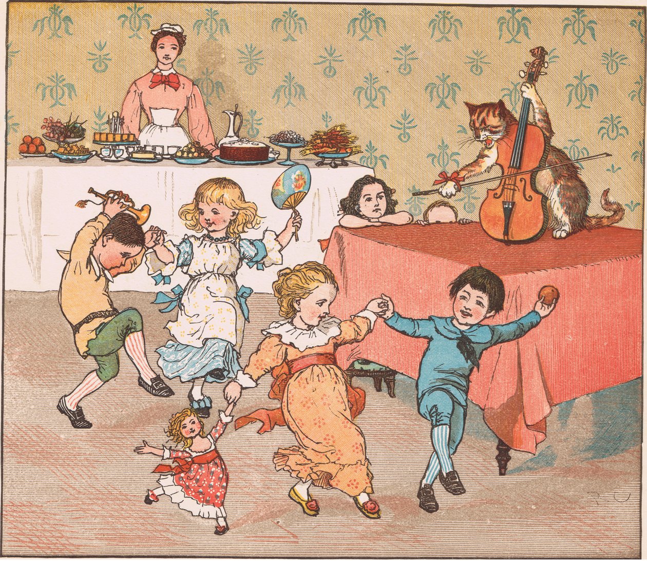 Hey diddle diddle von Randolph Caldecott
