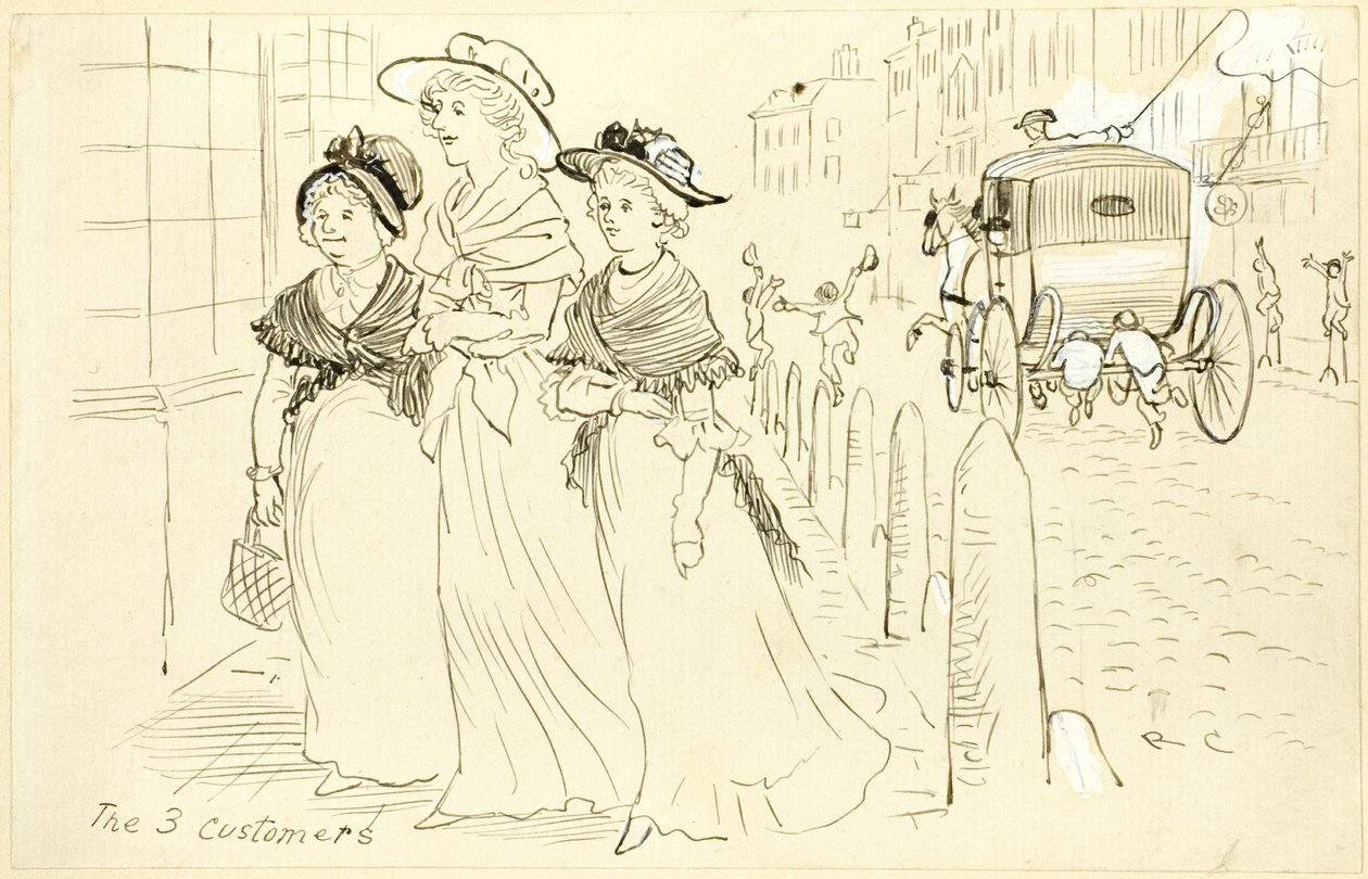 Die drei Kunden von Randolph Caldecott