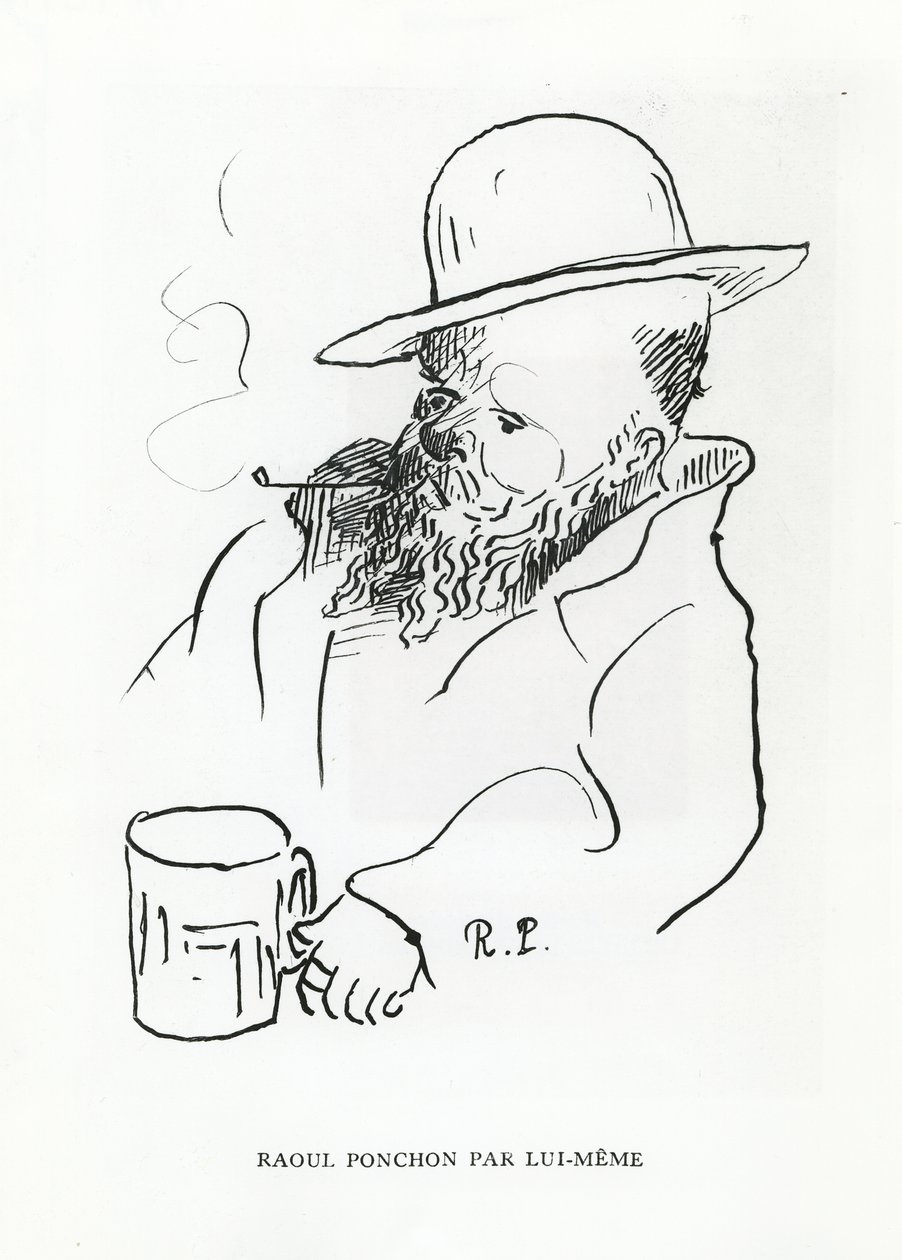 Selbstporträt von Raoul Ponchon