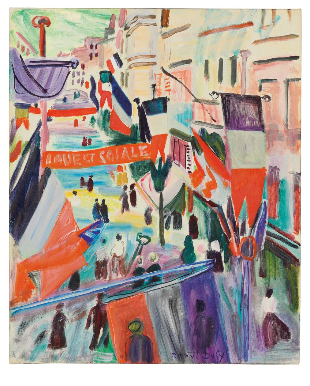 14. Juli in Le Havre von Raoul Dufy