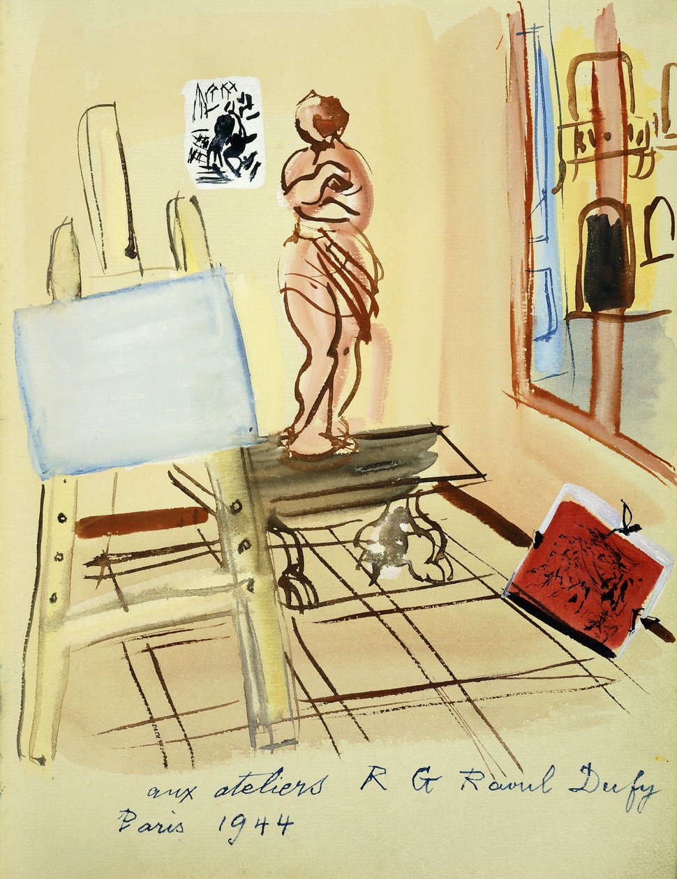 Im Atelier von Raoul Dufy