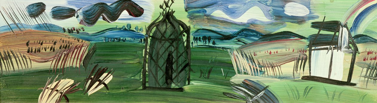 Kiosk und Regenbogen von Raoul Dufy