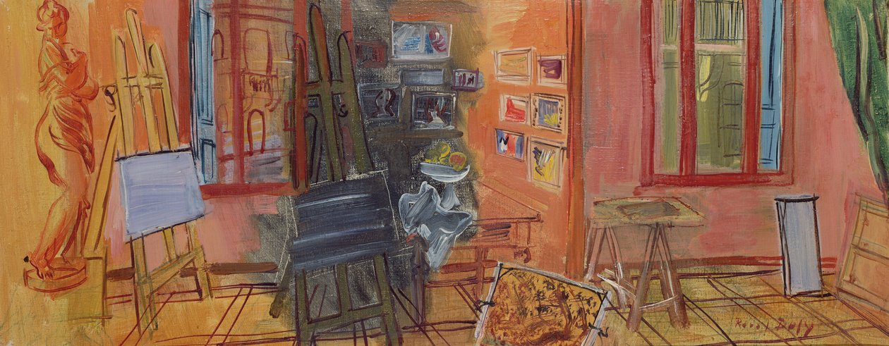 La Frileuse, Studio in Perpignan von Raoul Dufy
