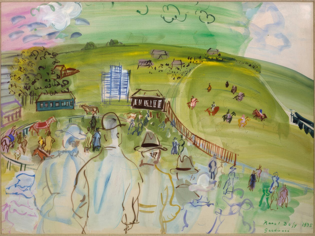 Die Rennbahn (Goodwood) von Raoul Dufy