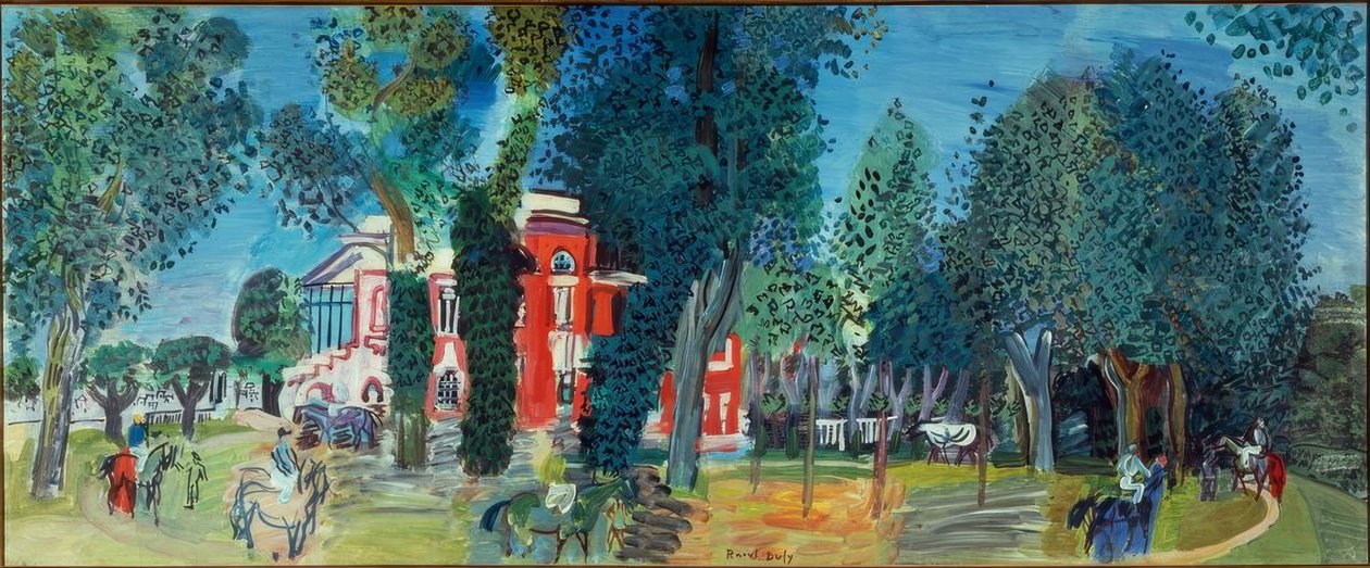 Der Paddock von Deauville von Raoul Dufy