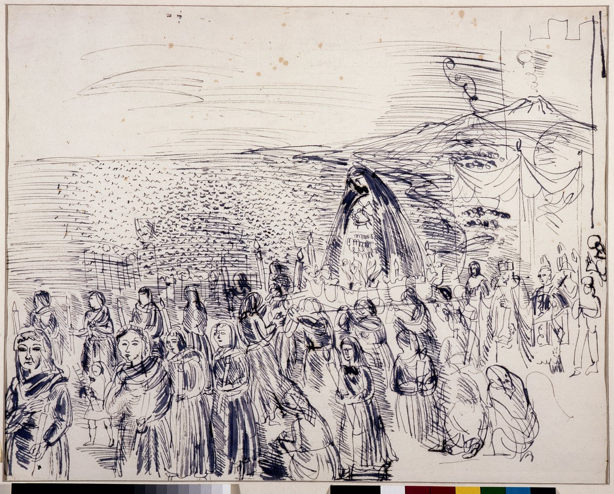 Prozession in Neapel von Raoul Dufy