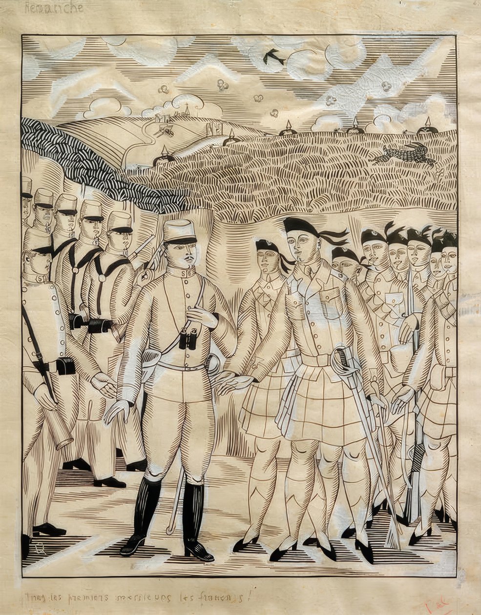Zuerst schießen von Raoul Dufy