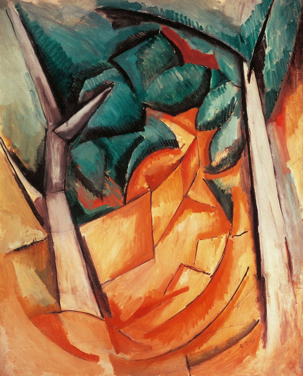 Bäume in Estaque von Raoul Dufy
