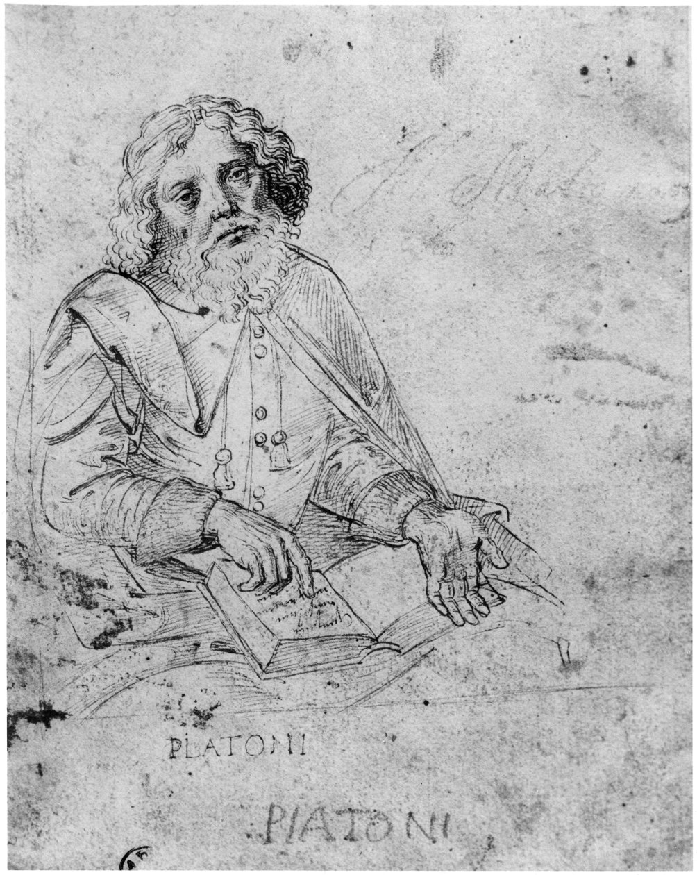 Porträt von Platon (429-347 v. Chr.) von Raffaello Sanzio Raphael