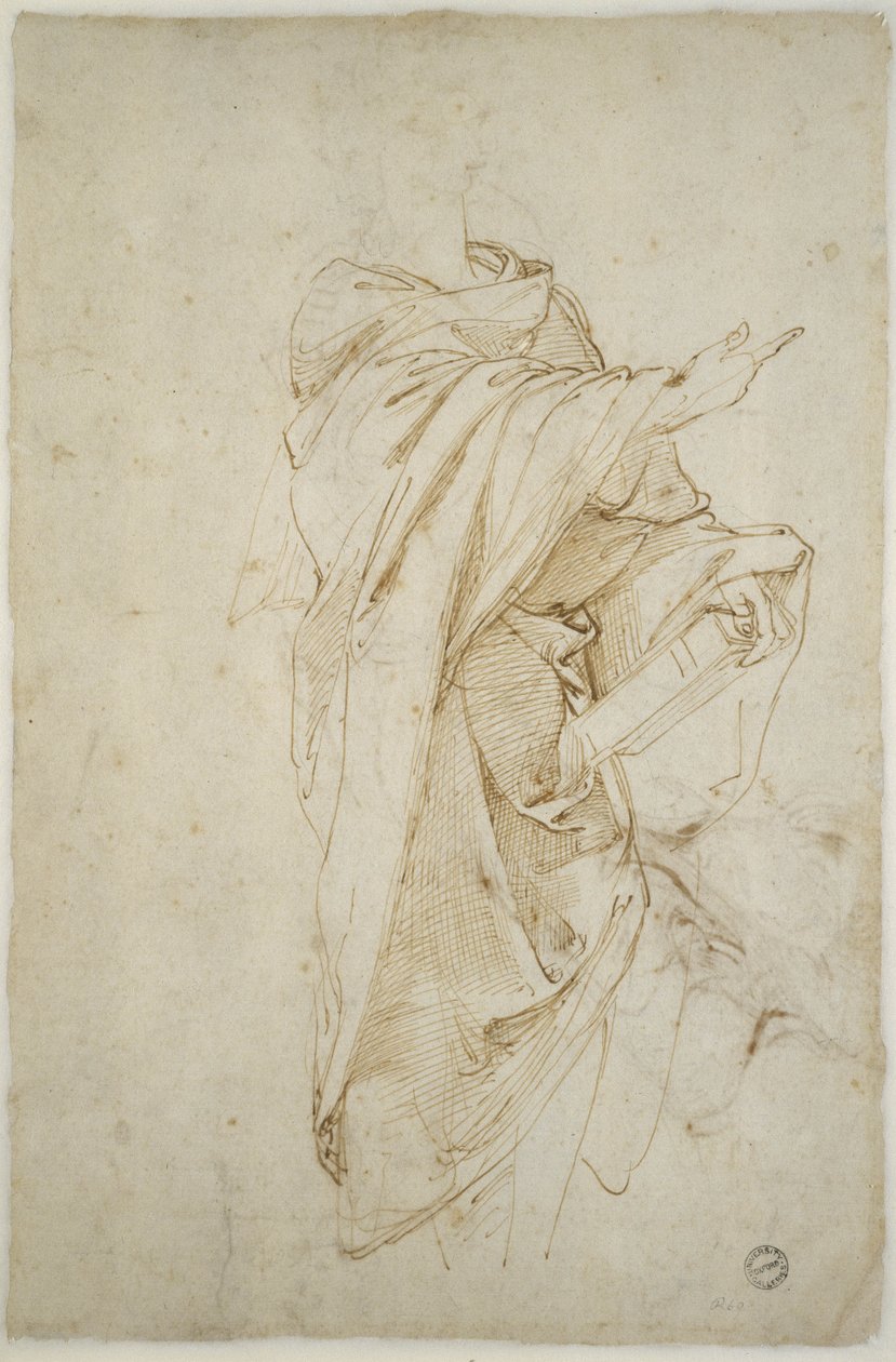 Studie für die Figur Virgil von Raffaello Sanzio Raphael