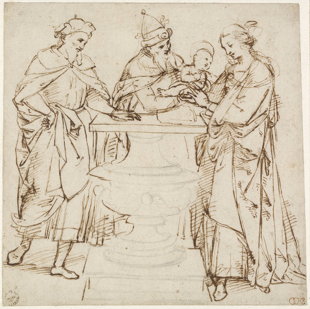 Darstellung im Tempel von Raffaello Sanzio Raphael