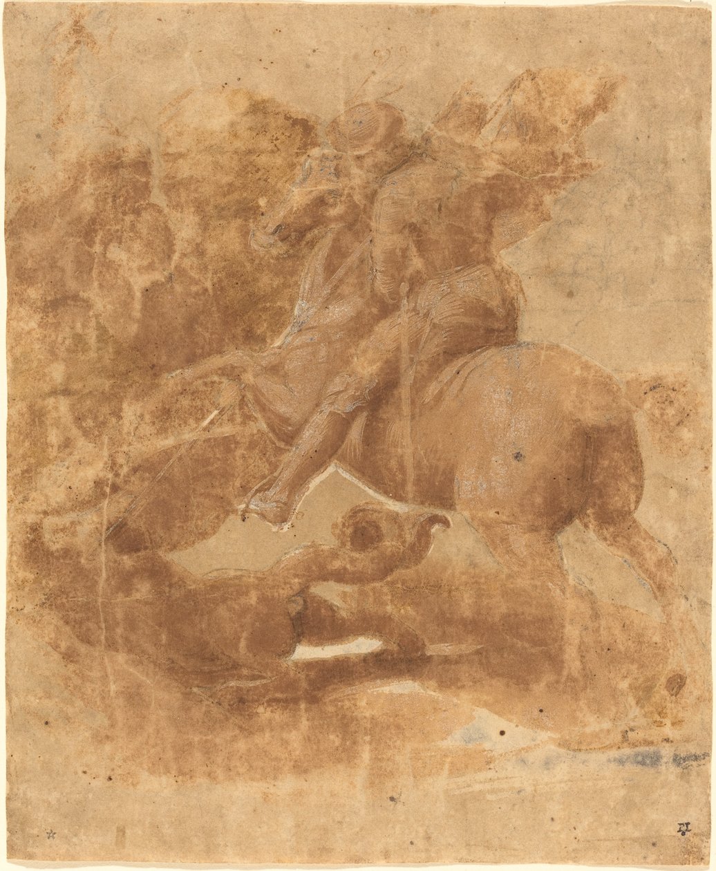 Heiliger Georg und der Drache von Raphael
