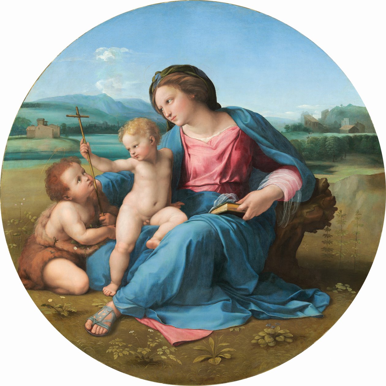 Die Alba Madonna von Raphael