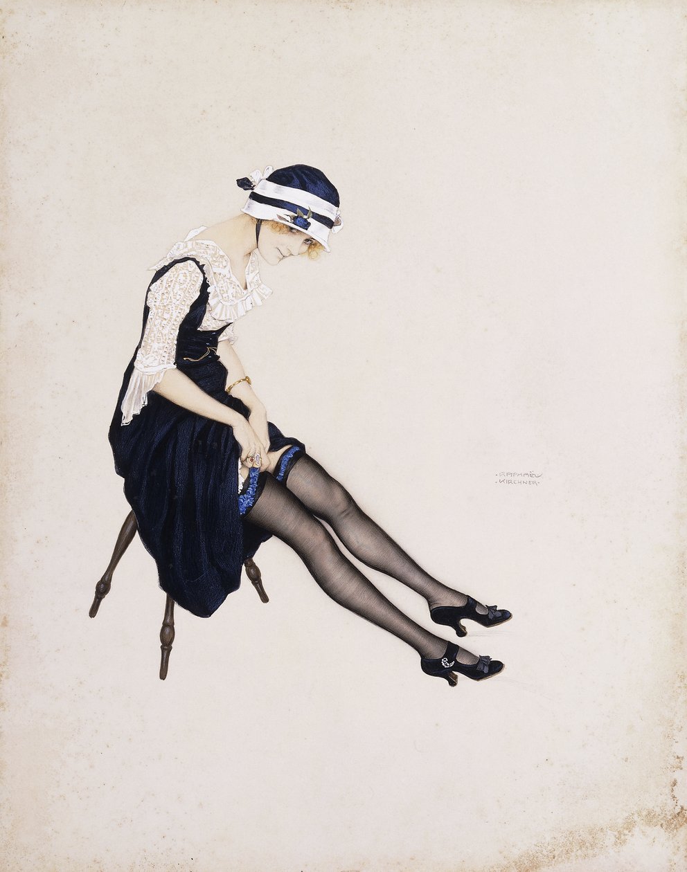 Das Strumpfband von Raphael Kirchner