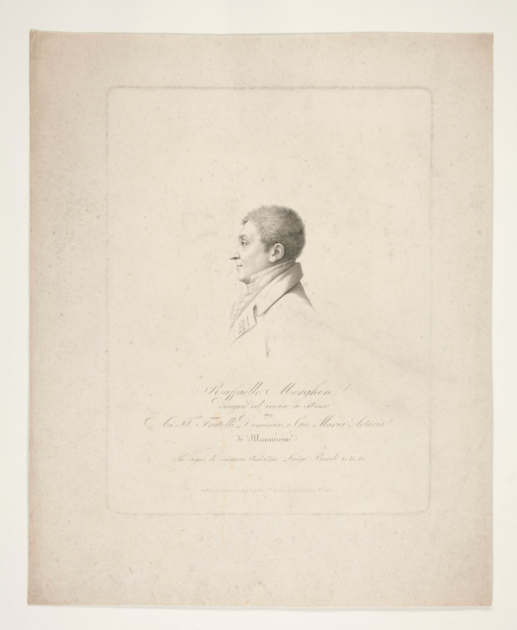 Raphael Morghen [Selbstporträt] von Raphael Morghen