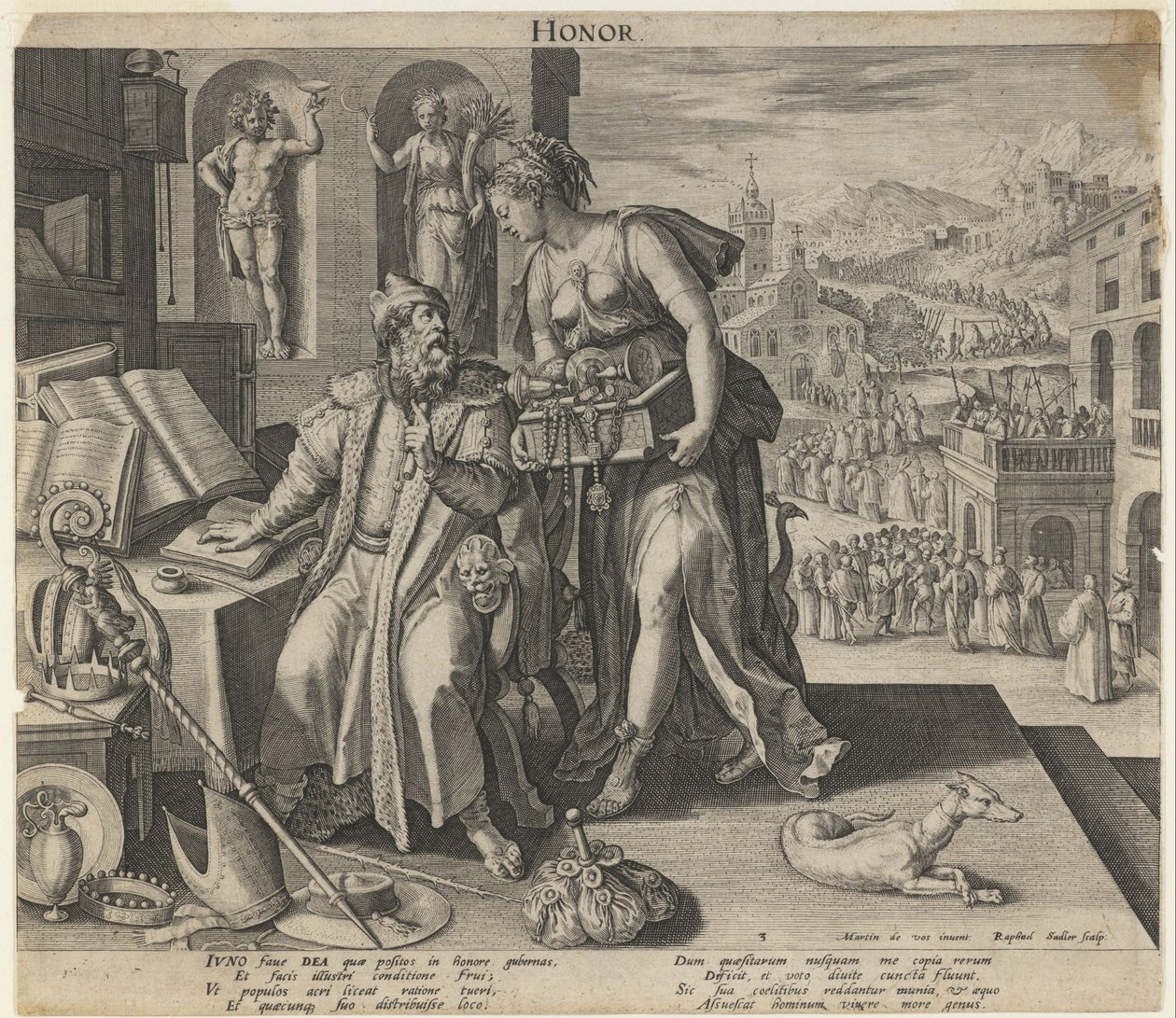 Ehre von Raphael Sadeler the Elder