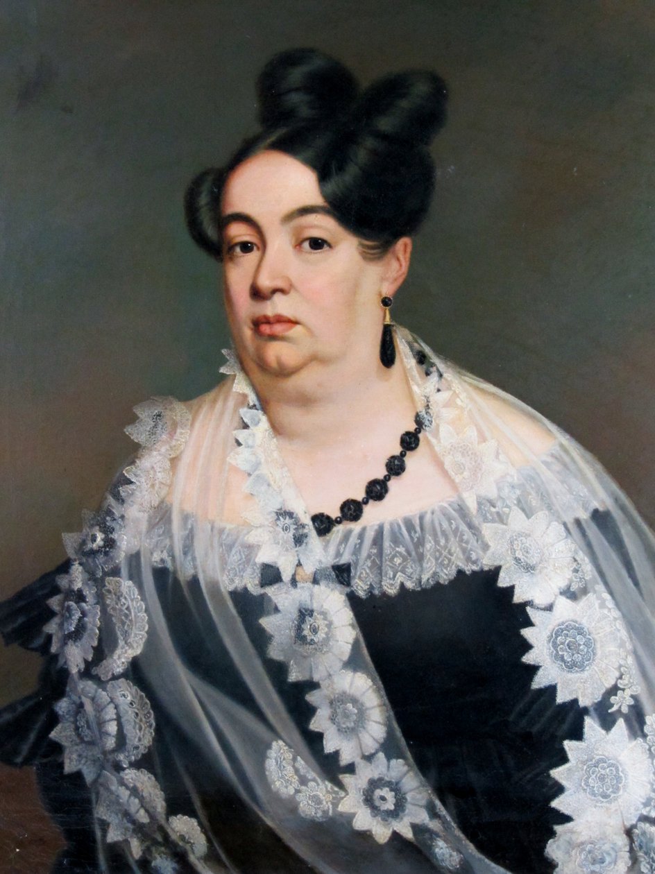 Doña Dolores Larraín de Echaurren von Raymond Auguste Quinsac Monvoisin